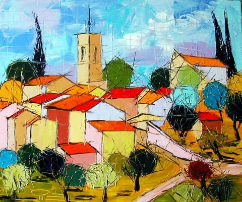 COULEURS DU PETIT VILLAGE DE MONTAUROUX